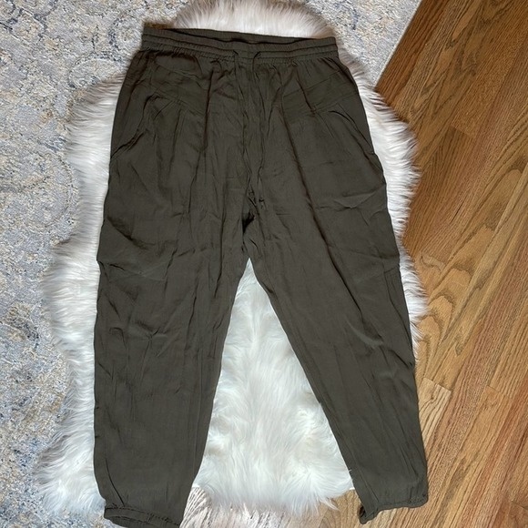 Olive Green Joggers - Picture 1 of 5